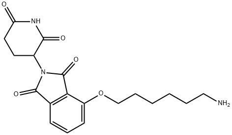 Thalidomide-O-C6-NH2 Structural