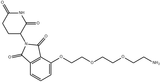 4-[2-[2-(2-aminoethoxy)ethoxy]ethoxy]-2-(2,6-dioxopiperidin-3-yl)isoindole-1,3-dione