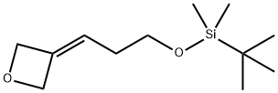 Oxetane, 3-[3-[[(1,1-dimethylethyl)dimethylsilyl]oxy]propylidene]- Structural