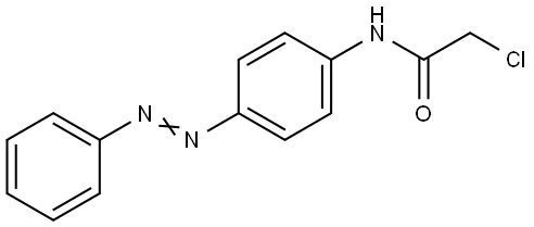 Acetamide, 2-chloro-N-[4-(2-phenyldiazenyl)phenyl]- Structural