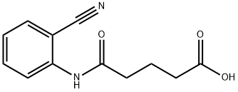 Pentanoic acid, 5-[(2-cyanophenyl)amino]-5-oxo- Structural