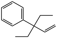 Benzene, (1,1-diethyl-2-propen-1-yl)- Structural