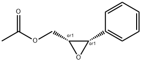 Oxiranemethanol, 3-phenyl-, acetate, (2R,3S)-rel- (9CI) Structural