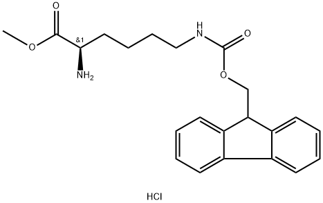 H-D-Lys(Fmoc)-OMe·HCl Structural