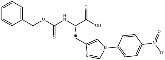 L-Histidine, 1-(4-nitrophenyl)-N-[(phenylmethoxy)carbonyl]- Structural