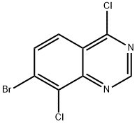 Quinazoline, 7-bromo-4,8-dichloro- Structural