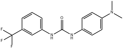 Urea, N-[4-(dimethylamino)phenyl]-N'-[3-(trifluoromethyl)phenyl]- Structural
