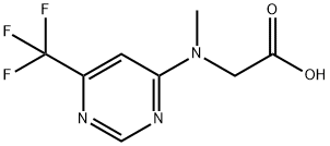 Glycine, N-methyl-N-[6-(trifluoromethyl)-4-pyrimidinyl]- Structural