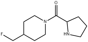 Methanone, [4-(fluoromethyl)-1-piperidinyl]-2-pyrrolidinyl- Structural