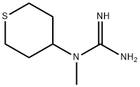 Guanidine, N-methyl-N-(tetrahydro-2H-thiopyran-4-yl)- Structural
