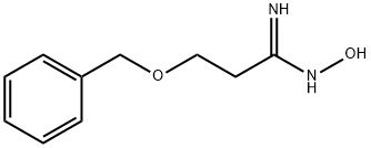 Propanimidamide, N-hydroxy-3-(phenylmethoxy)- Structural