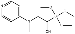 Ethanol, 2-(methyl-4-pyridinylamino)-1-(trimethoxysilyl)- Structural