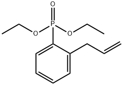 Phosphonic acid, P-[2-(2-propen-1-yl)phenyl]-, diethyl ester Structural