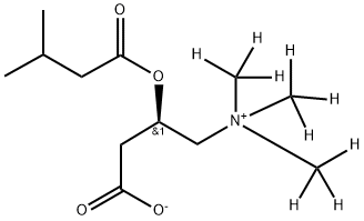 ISOVALERYL-L-CARNITINE-(N,N,N-TRIMETHYL-D9) Structural