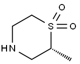 Thiomorpholine, 2-methyl-, 1,1-dioxide, (2R)- Structural