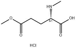 L-Glutamic acid, N-methyl-, 5-methyl ester, hydrochloride (1:1) Structural