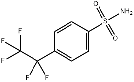 Benzenesulfonamide, 4-(1,1,2,2,2-pentafluoroethyl)- Structural