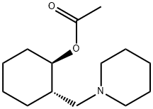 Cyclohexanol, 2-(1-piperidinylmethyl)-, 1-acetate, (1R,2S)- Structural