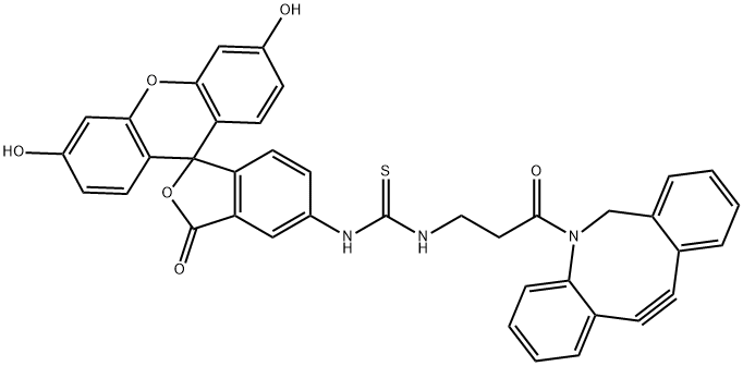 Fluorescein-DBCO Structural