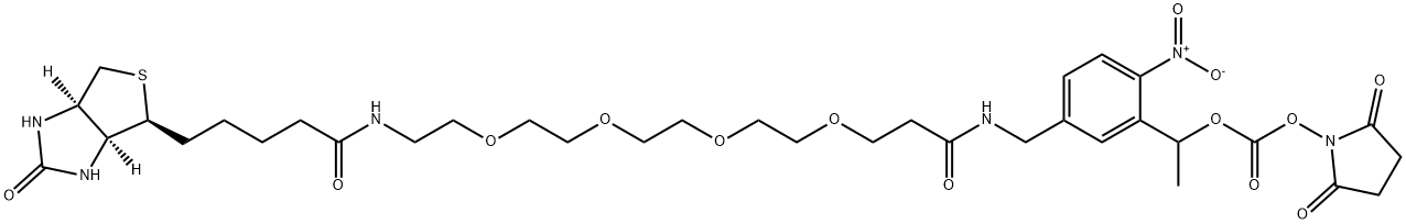 PC-Biotin-PEG4-NHS carbonate Structural