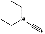 Silanecarbonitrile, 1,1-diethyl- Structural