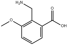 Benzoic acid, 2-(aminomethyl)-3-methoxy- Structural