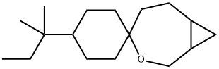 Spiro[cyclohexane-1,4'-[3]oxabicyclo[5.1.0]octane], 4-(1,1-dimethylpropyl)- Structural