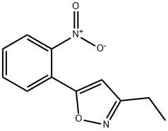 Isoxazole, 3-ethyl-5-(2-nitrophenyl)- Structural