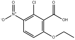 Benzoic acid, 2-chloro-6-ethoxy-3-nitro- Structural