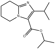 Imidazo[1,2-a]pyridine-3-carboxylic acid, 5,6,7,8-tetrahydro-2-(1-methylethyl)-, 1-methylethyl ester Structural