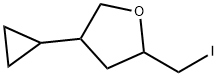Furan, 4-cyclopropyltetrahydro-2-(iodomethyl)- Structural