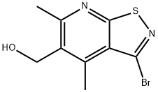 Isothiazolo[5,4-b]pyridine-5-methanol, 3-bromo-4,6-dimethyl- Structural