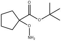 Cyclopentanecarboxylic acid, 1-(aminooxy)-, 1,1-dimethylethyl ester Structural