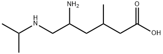 Hexanoic acid, 5-amino-3-methyl-6-[(1-methylethyl)amino]- Structural