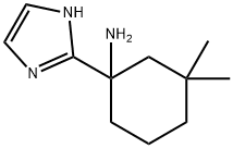 Cyclohexanamine, 1-(1H-imidazol-2-yl)-3,3-dimethyl- Structural
