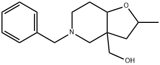 Furo[3,2-c]pyridine-3a(4H)-methanol, hexahydro-2-methyl-5-(phenylmethyl)- Structural