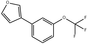 Furan, 3-[3-(trifluoromethoxy)phenyl]- Structural