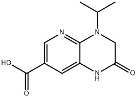 Pyrido[2,3-b]pyrazine-7-carboxylic acid, 1,2,3,4-tetrahydro-4-(1-methylethyl)-2-oxo- Structural