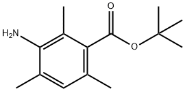 Benzoic acid, 3-amino-2,4,6-trimethyl-, 1,1-dimethylethyl ester Structural