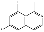 Isoquinoline, 6,8-difluoro-1-methyl- Structural