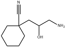 Cyclohexanecarbonitrile, 1-(3-amino-2-hydroxypropyl)- Structural