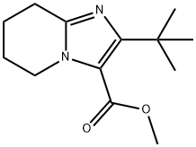 Imidazo[1,2-a]pyridine-3-carboxylic acid, 2-(1,1-dimethylethyl)-5,6,7,8-tetrahydro-, methyl ester Structural
