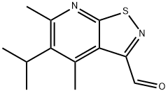 Isothiazolo[5,4-b]pyridine-3-carboxaldehyde, 4,6-dimethyl-5-(1-methylethyl)- Structural