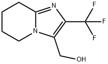 Imidazo[1,2-a]pyridine-3-methanol, 5,6,7,8-tetrahydro-2-(trifluoromethyl)- Structural