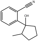 Benzonitrile, 2-(1-hydroxy-2-methylcyclopentyl)- Structural