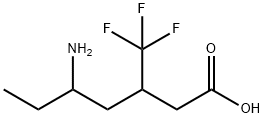 Heptanoic acid, 5-amino-3-(trifluoromethyl)- Structural