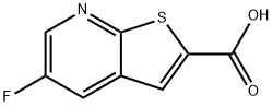Thieno[2,3-b]pyridine-2-carboxylic acid, 5-fluoro- Structural