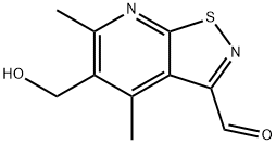 Isothiazolo[5,4-b]pyridine-3-carboxaldehyde, 5-(hydroxymethyl)-4,6-dimethyl- Structural