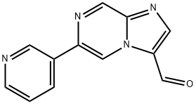 Imidazo[1,2-a]pyrazine-3-carboxaldehyde, 6-(3-pyridinyl)- Structural