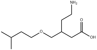 Pentanoic acid, 5-amino-3-[(3-methylbutoxy)methyl]- Structural